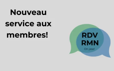 Nouveauté! Rendez-vous RMN