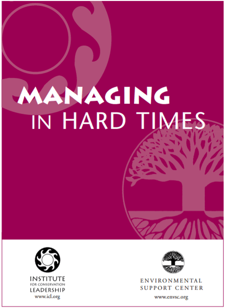Managing in hard times