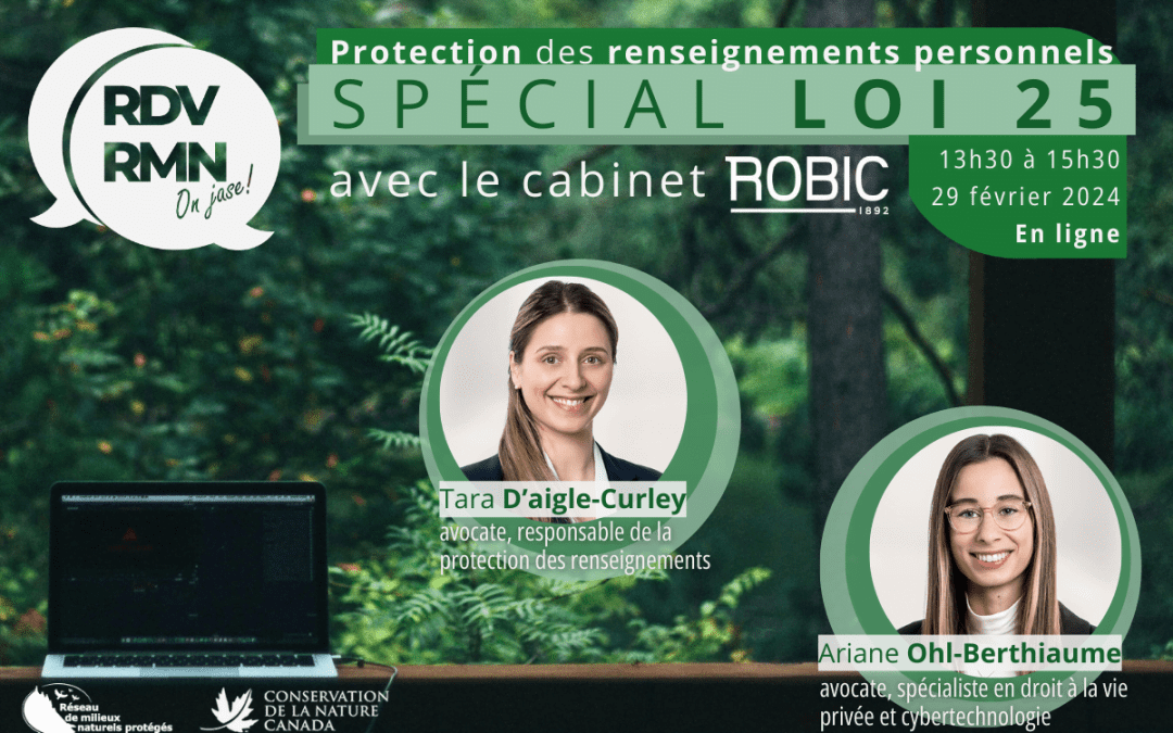 Loi 25 et bonnes pratiques – Formation Vie privée